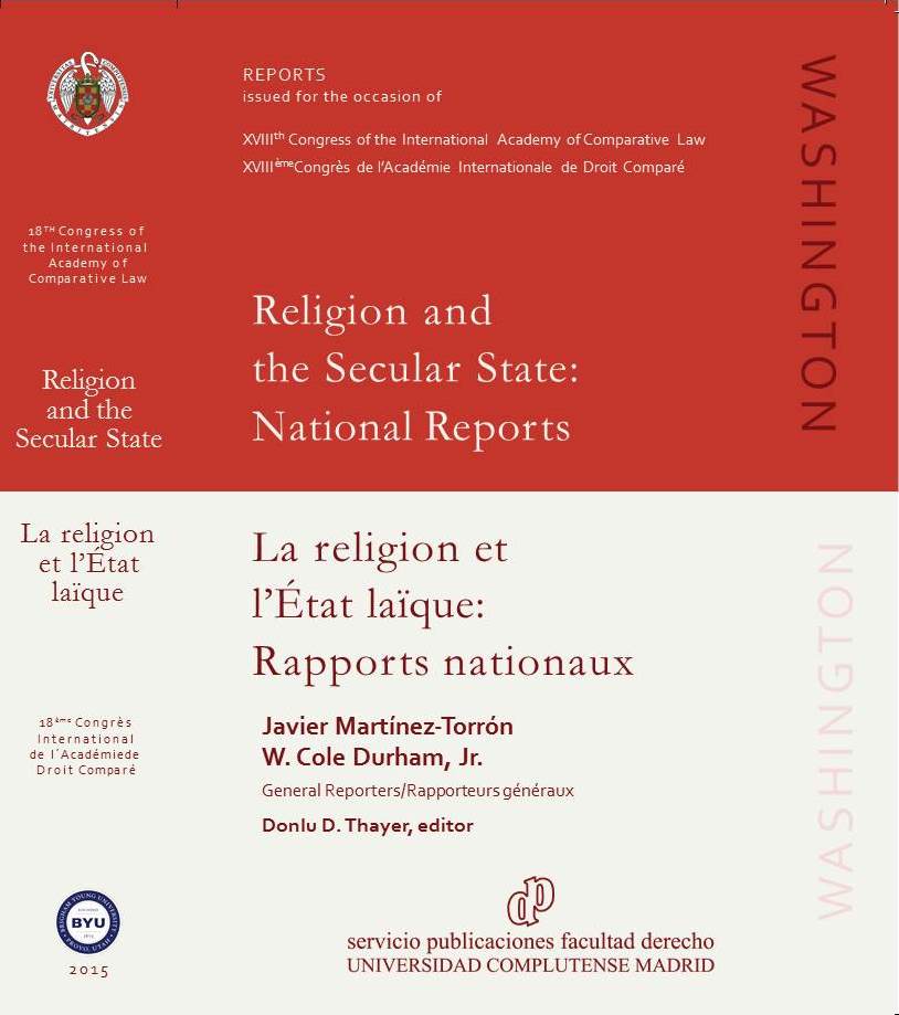 Image for <em>Religion and the Secular State</em>: Now Available in Final Form